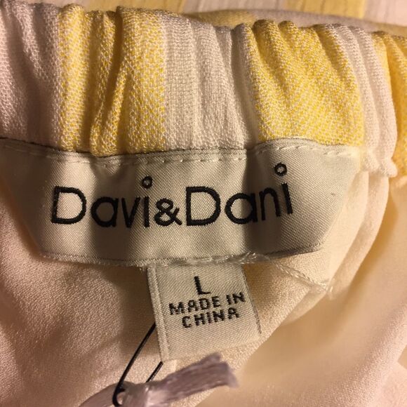 NWT Sleeveless Wide Leg Cropped Jumpsuit Size Large - Picture 14 of 15